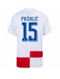 Kroatia Mario Pasalic #15 Kotipaita EM-Kisat 2024 Lyhythihainen